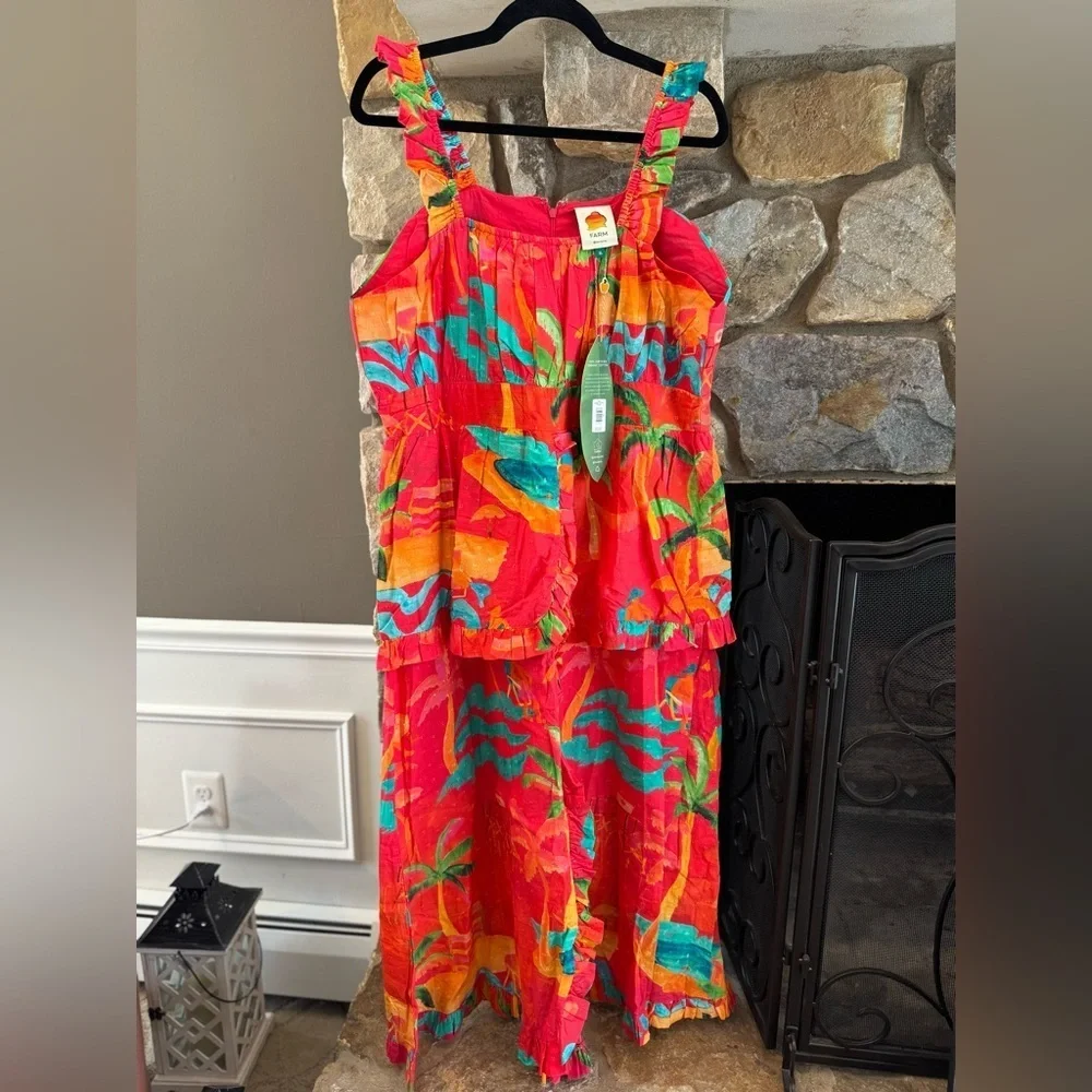 NWT Farm Rio Midi Dress - Picture 5 of 8